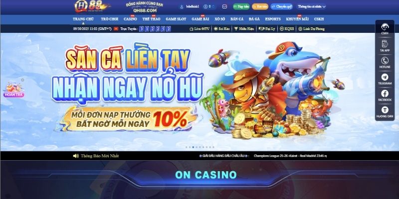 Giới thiệu tổng quan về nhà cái QH88 tw